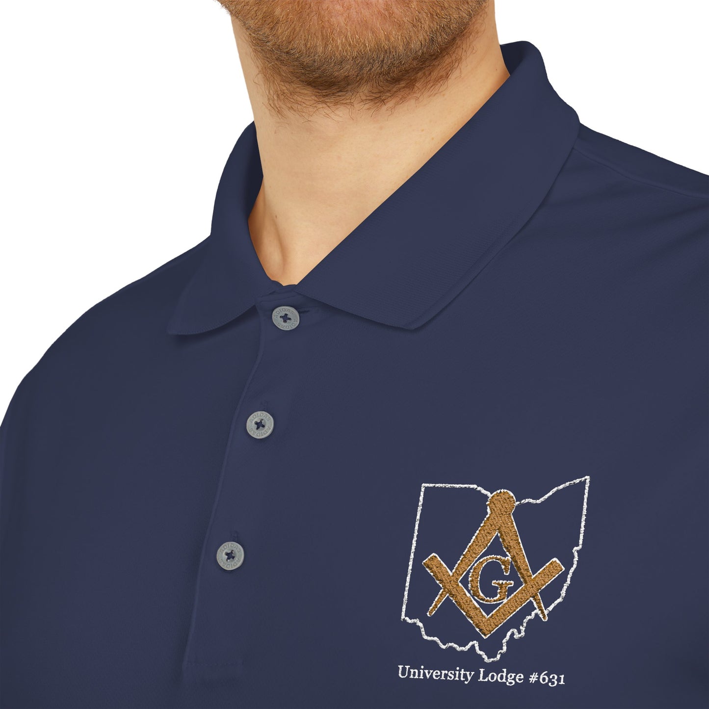 Adidas - University Lodge #631 Performance Polo