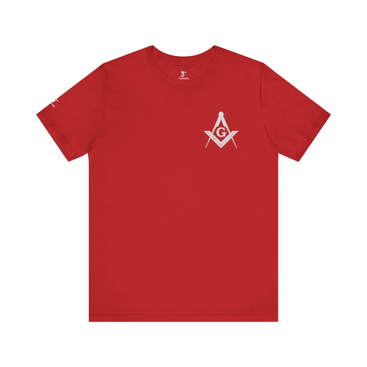 Masonic Tee with Square and Compass Design