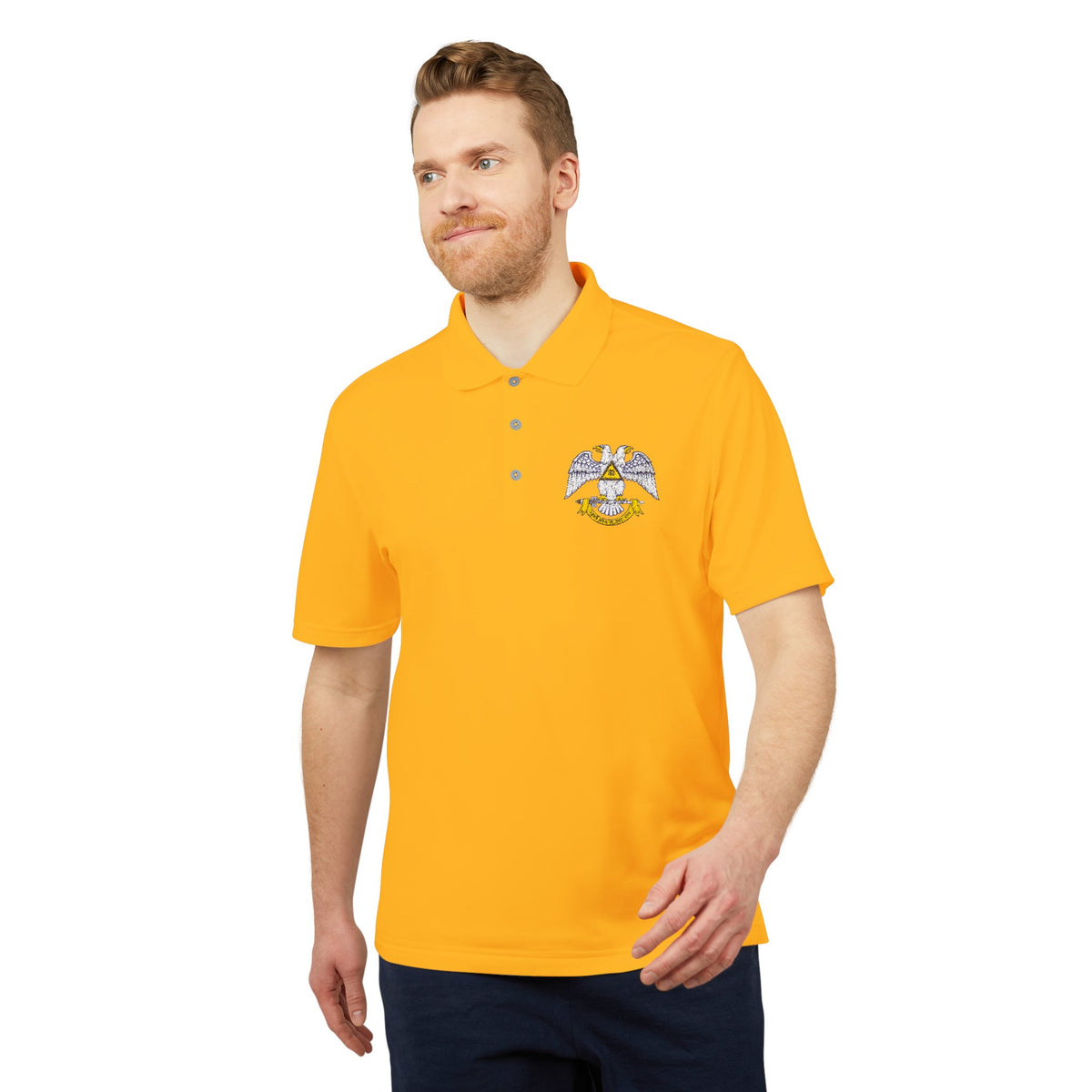 32 Degree Spes Mea In Deo Est Performance Polo