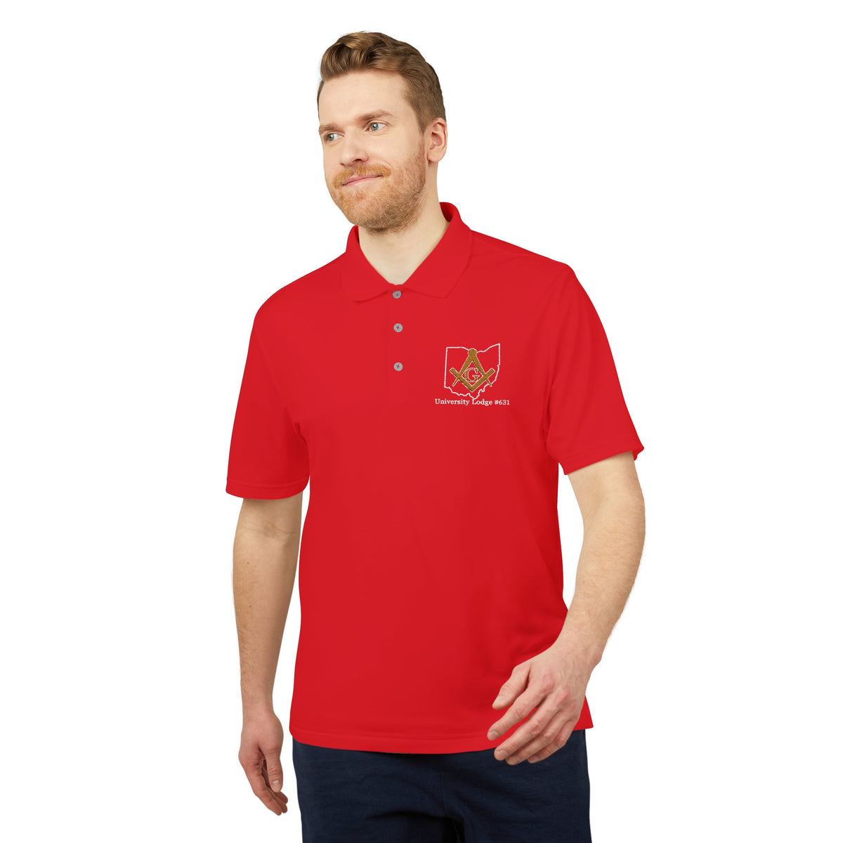 Adidas - University Lodge #631 Performance Polo