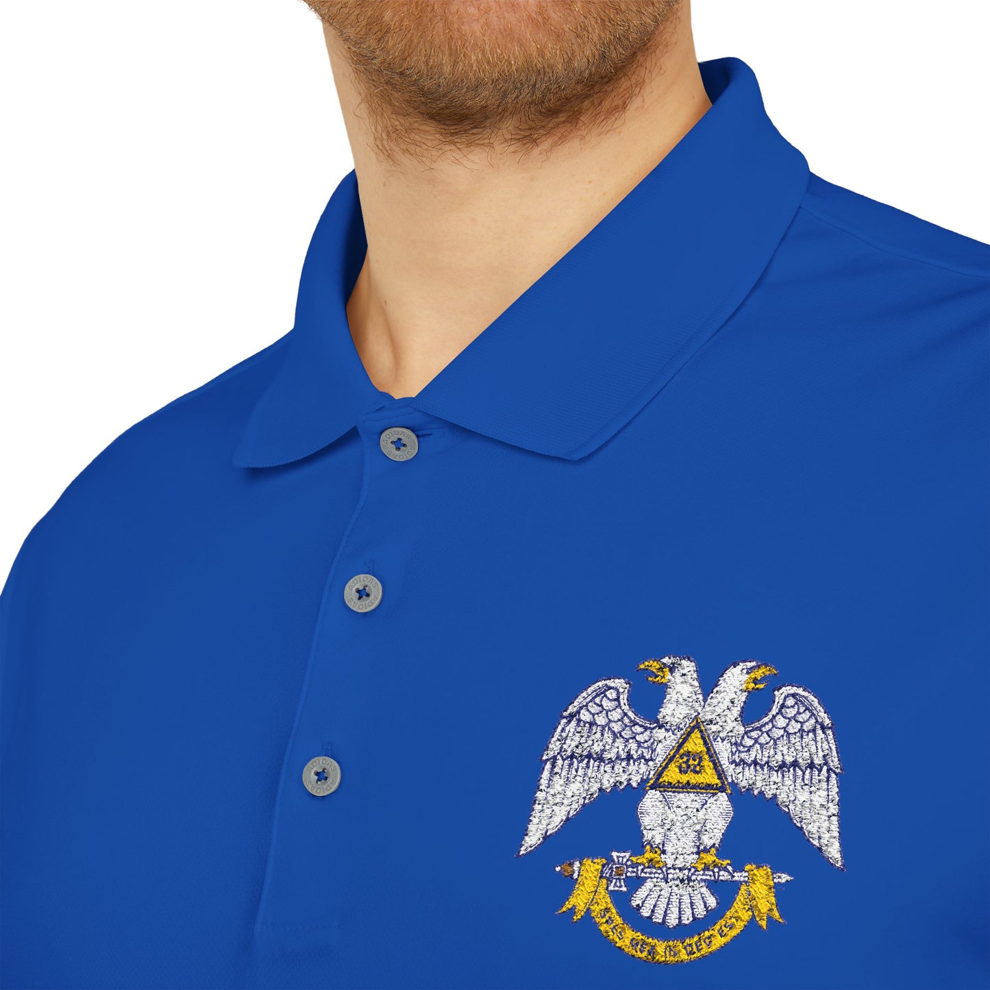 32 Degree Spes Mea In Deo Est Performance Polo