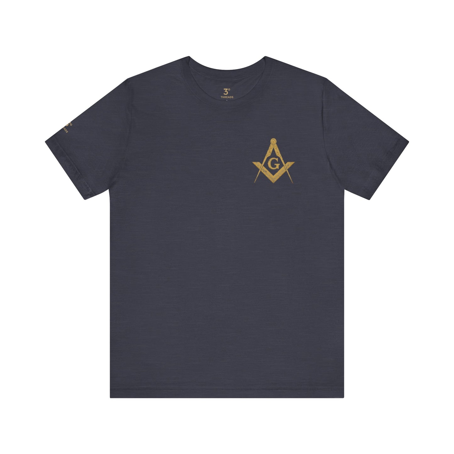 Masonic Tee with Square and Compass Design