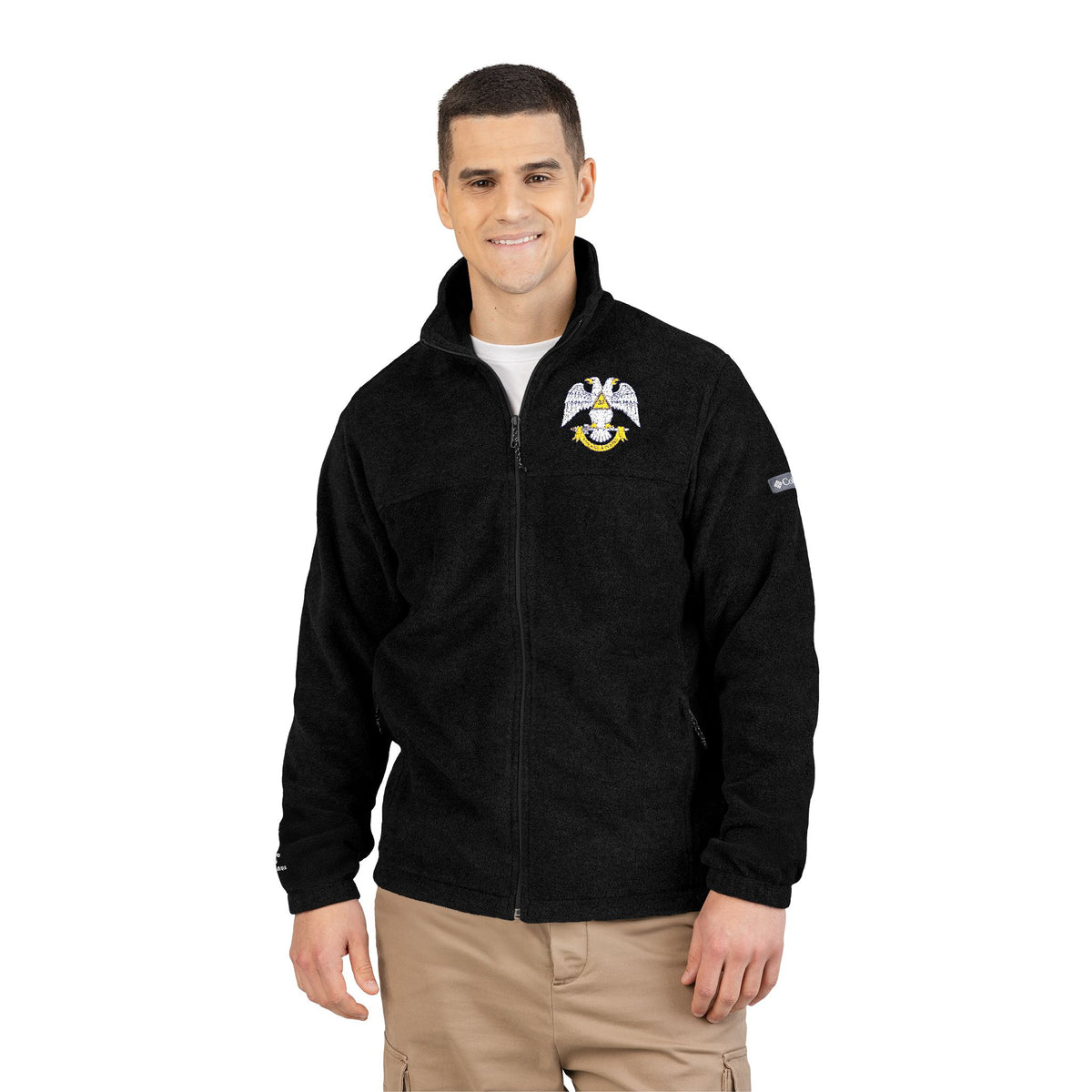 32 Degree Spes Mea In Deo Est  Fleece Jacket