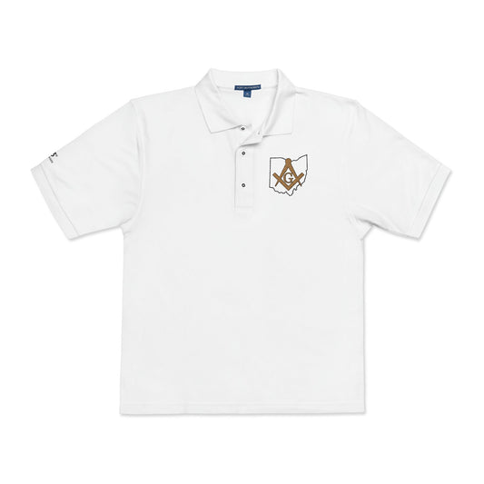 White State Masonic Polo Shirt