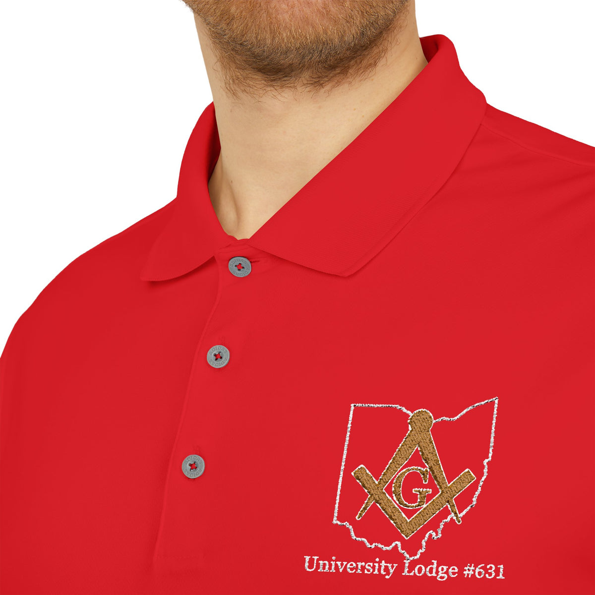 Adidas - University Lodge #631 Performance Polo