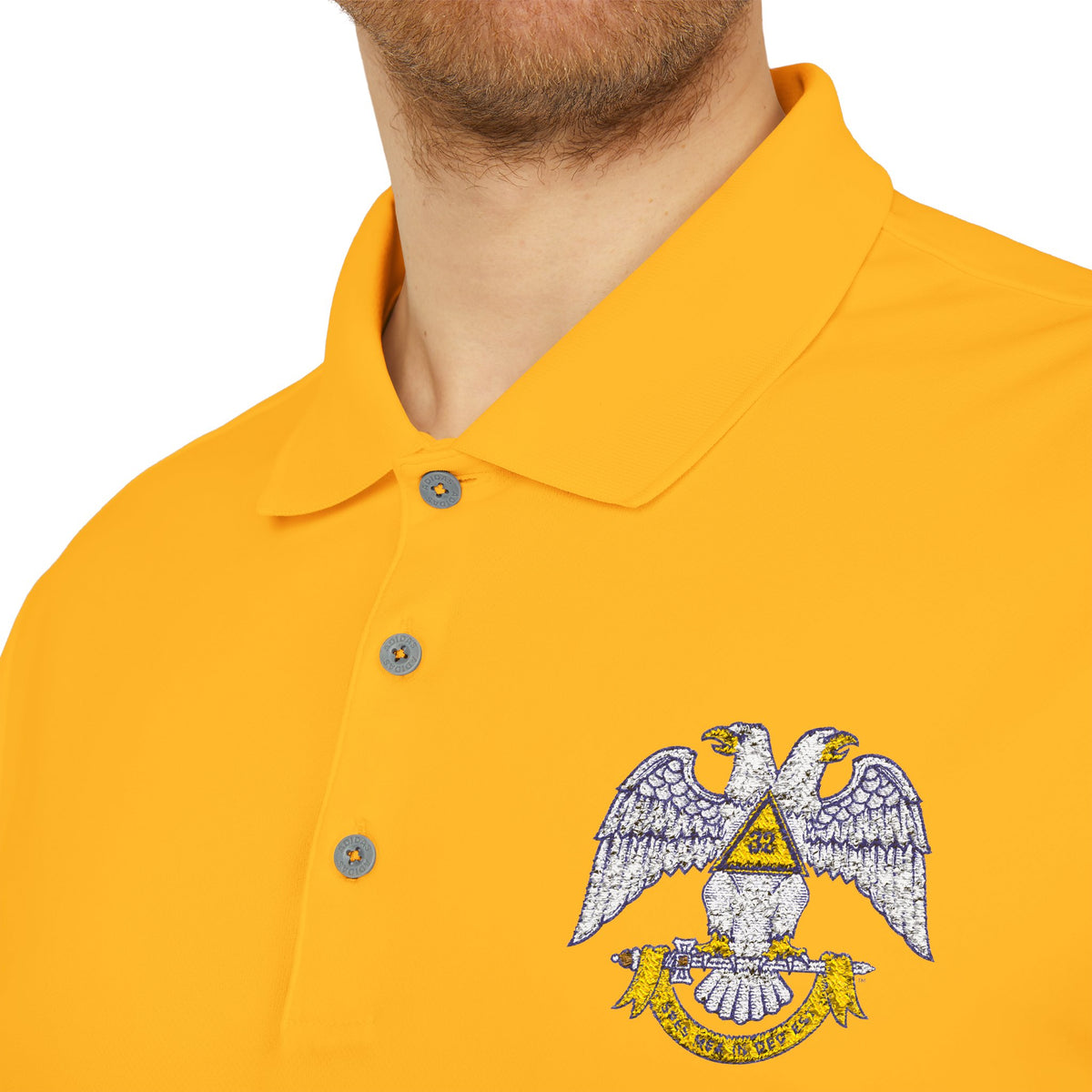 32 Degree Spes Mea In Deo Est Performance Polo