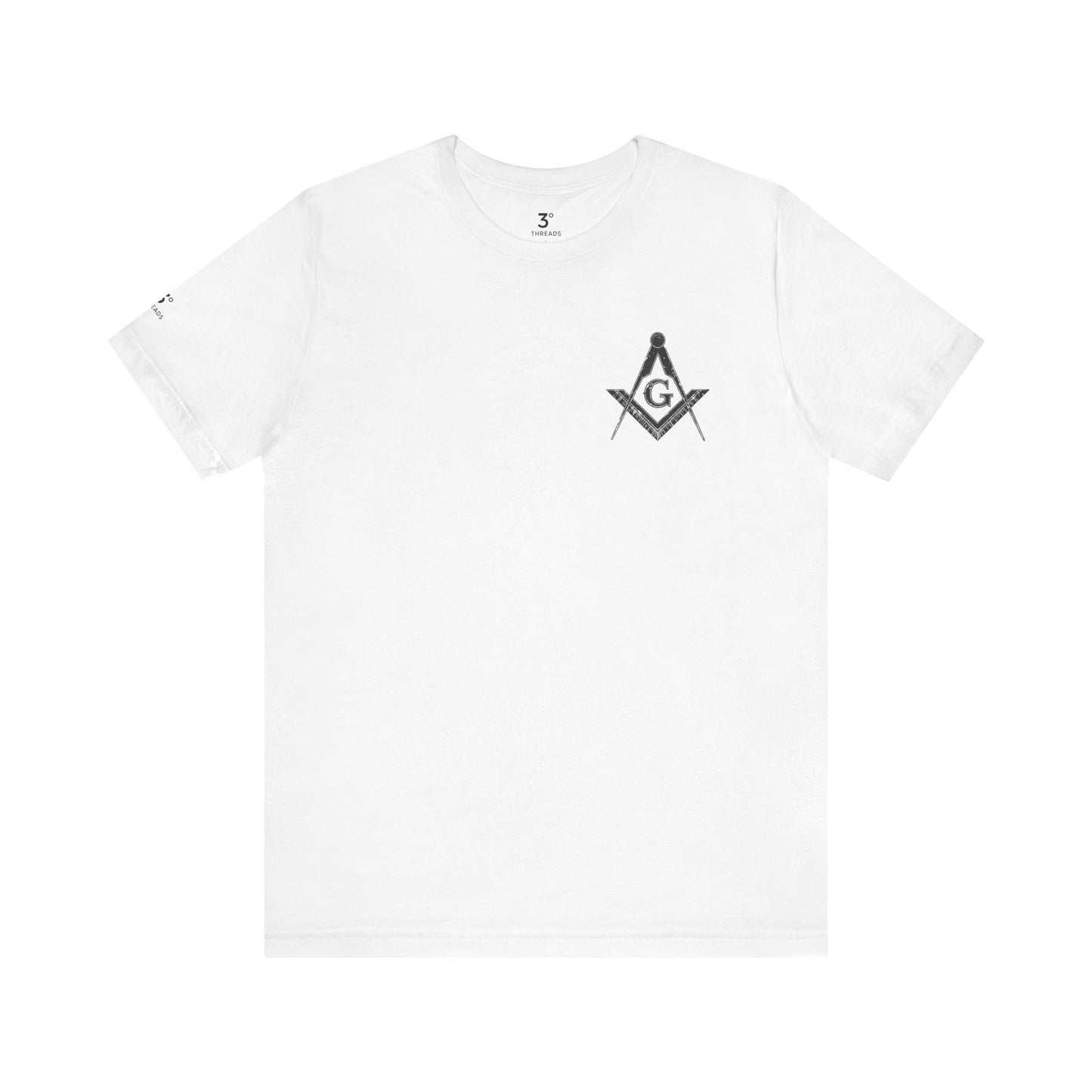 Masonic Tee with Square and Compass Design